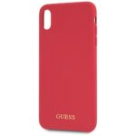 Guess GUHCI65LSGLRE iPhone Xs Max red hard case Silicone - imagine 3