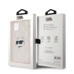 Karl Lagerfeld KLHCN61HKLPCHP iPhone 11 / Xr 6.1" pink hardcase IML Choupette Head & Monogram - imagine 8