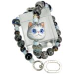 Bag charm handstrap Nimmy New Big Eye Cute Pets 2.0 grey - imagine 6
