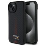 Red Bull RBHMP15S24CFGSMK iPhone 15 6.1" hardcase black Carbon Fiber Power Bar MagSafe