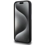 AMG AMHMP15X23SMRK iPhone 15 Pro Max 6.7" black hardcase with Silicone Carbon Pattern and MagSafe - imagine 5