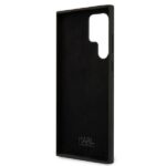 Karl Lagerfeld KLHCS22LSLKHBK S22 Ultra S908  black hardcase Silicone Karl`s Head - imagine 7