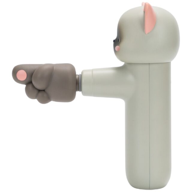 Mini massage gun 4smarts ACECOOL Cat light gray - imagine 3