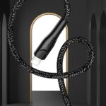 USAMS braided cable U41 lightning 2m 2A red SJ394USB02 (US-SJ394) Fast Charge - imagine 5