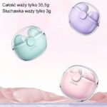 USAMS Bluetooth 5.1 TWS BU Series wireless earphones pink BHUBU04 - imagine 4