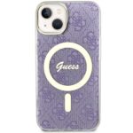 Guess GUHMP14MH4STU iPhone 14 Plus / 15 Plus 6.7" purple hardcase 4G MagSafe - imagine 3