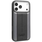 Case Audi A6 Synthetic Leather MagSafe for iPhone 17 Pro Max black - imagine 2