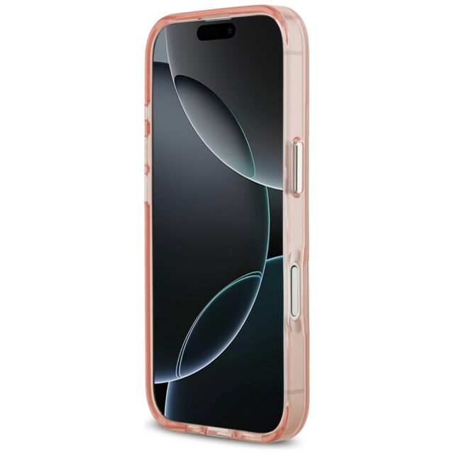 Karl Lagerfeld IML Aquarelle Choupette & Logo MagSafe Case for iPhone 17 Pink - imagine 5