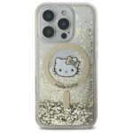 Hello Kitty HKHMP16XLGDIH iPhone 16 Pro  Max 6.9" white gold hardcase Liquid Glitter Fev - imagine 3