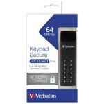 External drive Verbatim Keypad Secure USB 3.2 Gen 1 64GB black 49428 - imagine 7