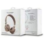Guess Over-Ear Bluetooth Headphones ENC GUBH70EPOSMW brown Peony Script Round Shape - imagine 4