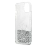 Karl Lagerfeld KLHCP13SGCFS iPhone 13 mini 5,4" silver hardcase Liquid Glitter Choupette Fun - imagine 7