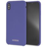 Guess GUHCI65LSGLUV iPhone Xs Max purple hard case Silicone