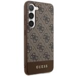 Guess GUHCS24MG4GLBR S24+ S926 brown hardcase 4G Stripe Collection - imagine 4