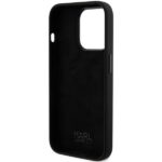 Karl Lagerfeld KLHCP15LSMHKNPK iPhone 15 Pro 6.1" black Silicone Ikonik Metal Pin - imagine 7