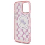 Karl Lagerfeld KLHMP16XHMCKMHP iPhone 16 Pro Max 6.9" pink IML Monogram Karl&Choupette Head Ma - imagine 7