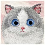 Nimmy case iPhone 16 6.1" pink Big Eyed Pet 2.0 Cat - imagine 9