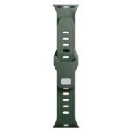 3MK Silicone Watch Strap Dark Green for Apple Watch 42/44/45/49mm - imagine 8