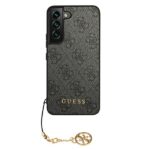 Guess GUHCS22MGF4GGR S906 S22+ grey hardcase 4G Charms Collection - imagine 2