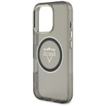Case Guess IML Metal Mountain Logo MagSafe for iPhone 16 Pro black - imagine 6