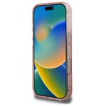 Guess GUHMP16LPFTDTEP iPhone 16 Pro 6.3" pink hardcase IML Rhinestones MagSafe - imagine 5