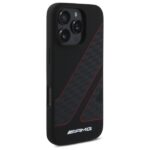 AMG AMHMP16L2SCFR iPhone 16 Pro 6.3" black hardcase Checkered Flag Pattern MagSafe - imagine 2