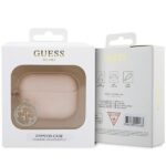 Guess GUAP23DSLGHDP AirPods Pro 2 (2022/2023) cover pink 3D Rubber 4G Diamond Charm - imagine 4