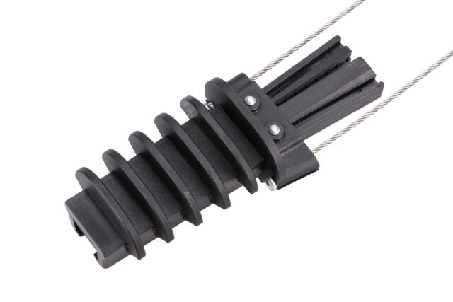 Extralink PA6-9 | Anchoring clamp | for aerial fiber optic cables - imagine 4