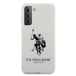 US Polo USHCS21MSLHRWH S21+ G996 white Silicone Logo - imagine 3