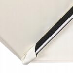 Black Forest Garden Parasol, 3m Cantilever Large Beige - imagine 4