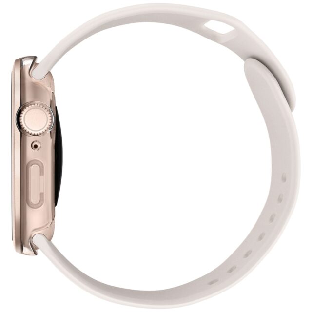 Case UNIQ Voute for Apple Watch Series 10 / 11 46mm tempered glass rose gold - imagine 3