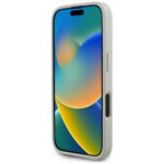 Case Karl Lagerfeld HC 3D Rubber Double Heads for iPhone 16 beige - imagine 5