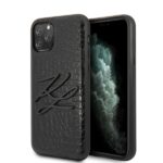 Karl Lagerfeld KLHCN58CRKBK iPhone 11 Pro hardcase black Croco