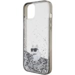 Karl Lagerfeld KLHCP15MLKCNSK iPhone 15 Plus/ 14 Plus 6.7" transparent hardcase Liquid Glitter Choup - imagine 6