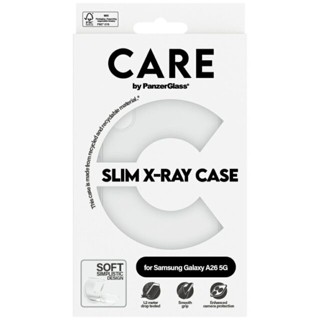 Case CARE by PanzerGlass Fashion X-Ray for Samsung Galaxy A26 5G transparent - imagine 4
