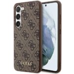 Guess GUHCS24MG4GFBR S24+ S926brown hard case 4G Metal Gold Logo