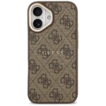 Case Guess 4G PU Classic Logo MagSafe for iPhone 17 brown - imagine 3