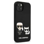 Karl Lagerfeld KLHCP13SSSKCK iPhone 13 mini 5,4" hardcase black Silicone Karl & Choupette - imagine 4