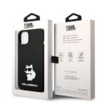 Karl Lagerfeld KLHCP14SSNCHBCK iPhone 14/ 15 / 13 6,1" hardcase black Silicone Choupette - imagine 8