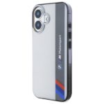 BMW BMHCP16M23HTFEG iPhone 16 Plus 6.7" grey hardcase Motorsport IML Vertical Stripe - imagine 2
