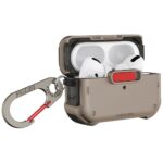 Case Skinarma Mecha for AirPods Pro 2 champagne - imagine 2