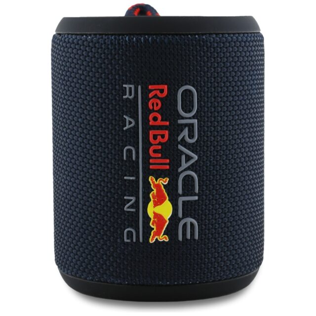 Red Bull 3D Rubber Logo Bluetooth Speaker Waterproof Navy Blue - imagine 2