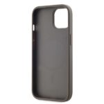 DKNY DKHMP15SPCPVSLE iPhone 15 6.1" beige hardcase Leather Checkered Mono Pattern MagSafe - imagine 4