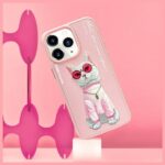 Nimmy case iPhone 15 Pro Max 6.7" pink Glasses Cool Cat - imagine 10