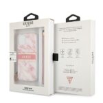 Guess GUHCP13SKMABPI iPhone 13 mini 5,4" pink hardcase Marble Strap Collection - imagine 8