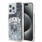DKNY DKHCP15XLBNAEK iPhone 15 Pro Max 6.7" black hardcase Liquid Glitter Big Logo