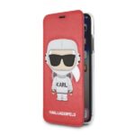 Karl Lagerfeld KLFLBKPXKSCORE iPhone X/XS bookcase red Karl Space Cosmonaut - imagine 2