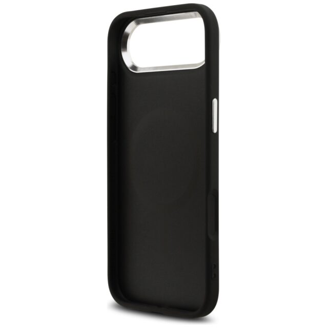 Case Guess Glitter Triangle Logo MagSafe for iPhone Air black - imagine 7