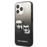 Karl Lagerfeld KLHCP13XTGKCK iPhone 13 Pro Max 6,7" hardcase black Gradient Ikonik Karl & Chou - imagine 2