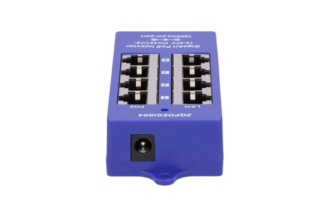 Extralink 4 Port | Gigabit PoE Injector | 4x 1000Mb/s RJ45 - imagine 4